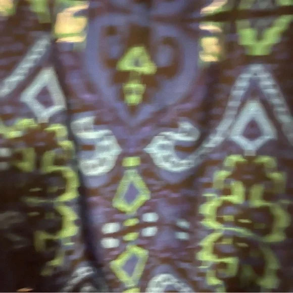 Express ladies Blue and Green Patterned Dress
Medium - Picture 5 of 10